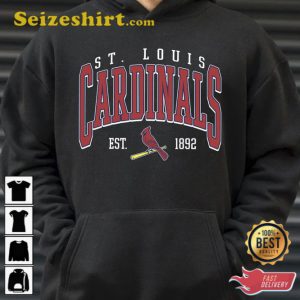Vintage St Louis Cardinals St Louis Baseball Hoodie