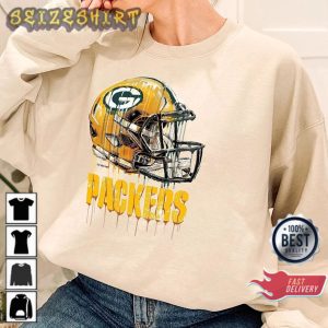 Vintage Style Green Bay Packers Football Sweatshirt Football Player Gift T-Shirt