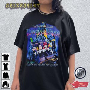 Vintage The Twilight Zone Tower Of Terror T-Shirt Halloween