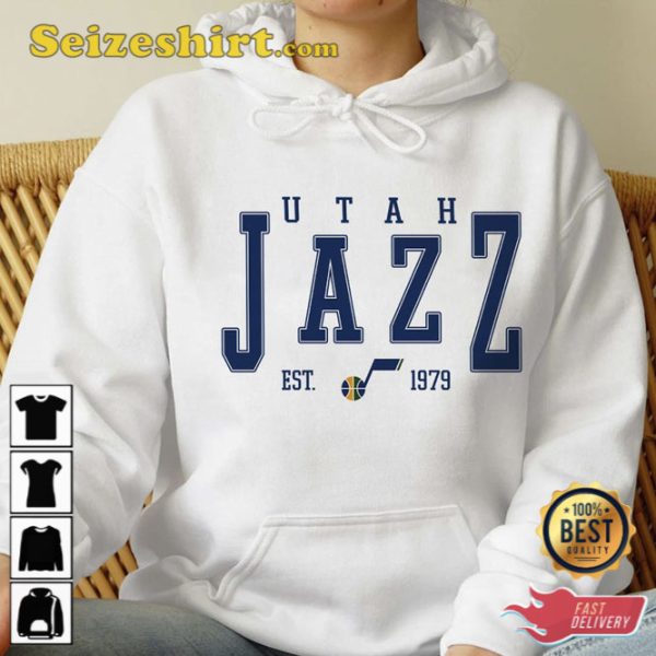 Vintage Utah Jazz Utah Basketball Hoodie