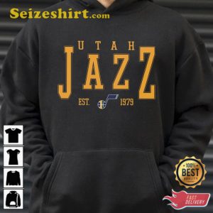 Vintage Utah Jazz Utah Basketball Hoodie