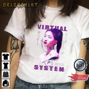 Virtual System Cyberpunk Aesthetic Cyber E-Girl Lovers T-Shirt (1)