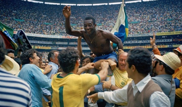 What iconic World Cup moment did Pele produce in 1970 (3)