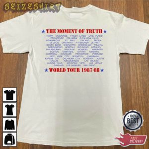 Whitney Houston The Moment Of Truth World Tour 1987-88 T-Shirt (1)