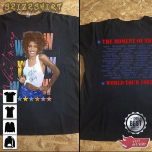 Whitney Houston The Moment Of Truth World Tour 1987-88 T-Shirt (2)