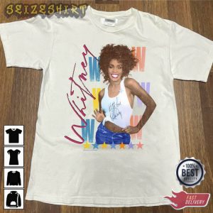 Whitney Houston The Moment Of Truth World Tour 1987-88 T-Shirt