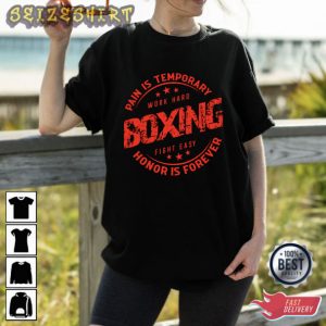 Work Hard Fight Easy Boxing Shirt