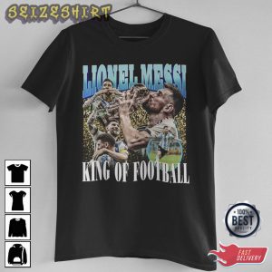 World Cup 2022 Argentina GOAT MVP Leo Messi Shirt