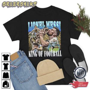 World Cup 2022 Argentina GOAT MVP Leo Messi Shirt