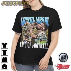 World Cup 2022 Argentina GOAT MVP Leo Messi Shirt