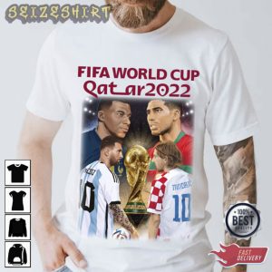 World Cup 2022 Qatar Semi-final Gift for Football Lover T-Shirt (2)
