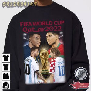 World Cup 2022 Qatar Semi-final Gift for Football Lover T-Shirt (3)