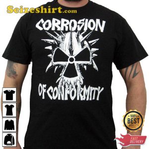 New CORROSION OF CONFORMITY ‘Old School Logo’ Men’s T-Shirt