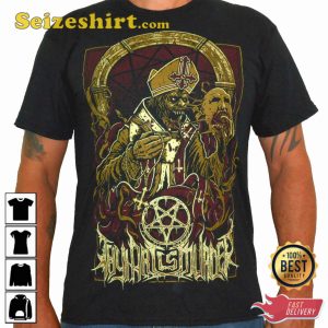 Unique THY ART IS MURDER  Evil Pope Men’s T-Shirt