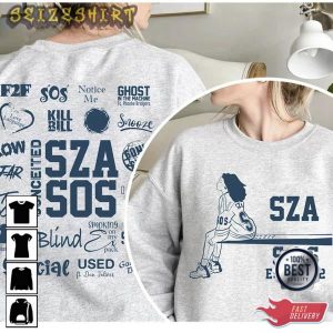 2 Sided SZA SOS Vintage SZA Full Tracklist 2022 2023 Shirt