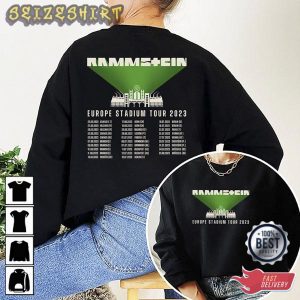 2023 Rammstein World Tour Stadium Tour Zeit Rammstein T-Shirt