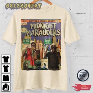 A Tribe Called Quest Midnight Marauders Comic Style Retro T-Shirt