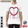 A True Love Story Never Ends Design Love, Valentine Unisex T-Shirt