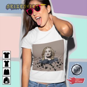 Adele Pop Singer Music Gift Unisex Graphic T-Shirt