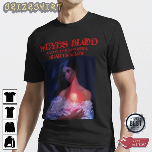 Album And In The Darkness, Hearts Aglow Weyes Blood Unisex Tee
