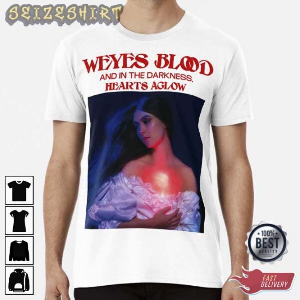 Album And In The Darkness, Hearts Aglow Weyes Blood Unisex Tee