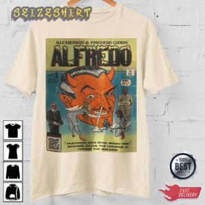 Alchemist Freddie Gibbs Alfredo Comic Art Book Retro Vintage T-Shirt