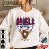Angels Los Angeles Baseball Crewneck Sweatshirt Vintage Los Angeles T-Shirt