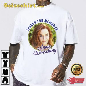 Annie Wersching Shirt RIP Annie Wersching Thank You For The Memories Long T-Shirt