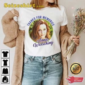 Annie Wersching Shirt RIP Annie Wersching Thank You For The Memories Long T-Shirt