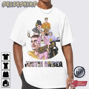 Art Justin bieber PNG Vintage 90s Bootleg T Shirt