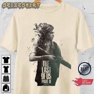 Art The Last Of Us Poster Ellie and Joel Gaming Gift Unisex Shirt