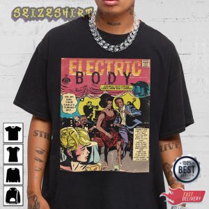 Asap Rocky Electric Body Schoolboy Q Comic Art Retro Vintage T-Shirt