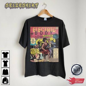 Asap Rocky Electric Body Schoolboy Q Comic Art Retro Vintage T-Shirt