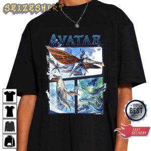 Avatar 2 The Way of Water Sweatshirt, vatar Pandora At Night Movie Shirt
