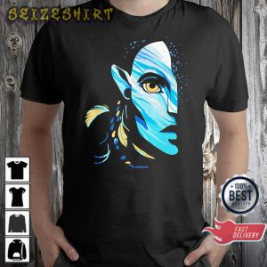 Avatar the way of water Sweatshirt NeytirI Na’vI Ocean Half face Shirt