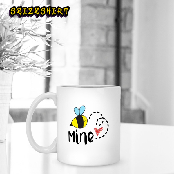 Bee Mine Custom Gift For Boyfriend Girlfriend Personalized Custom Coffee Mug