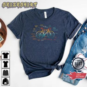 Bicycle Cyclist Outdoor Biker Cyclist Biking Gift For Men T-Shirt