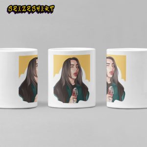 Billie Eilish Hip Hop Rap Ceramic Coffee Mug