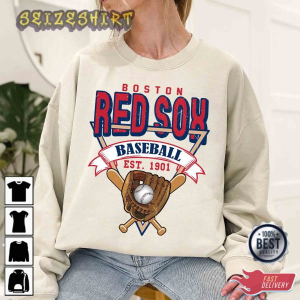 Boston Red Sox Baseball MLB Retro Shirt