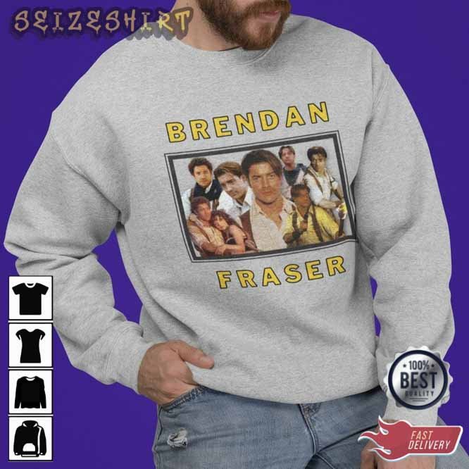 Brendan Fraser The Mummy Crewneck Retro Movie Style Sweatshirt