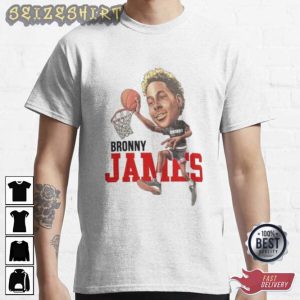 Bronny James Warm Up Tee Shirt
