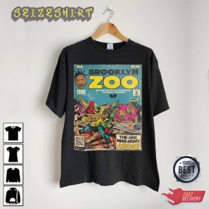 Brooklyn Zoo Comic Art Book Retro Vintage 90s Hip Hop Rap Tee