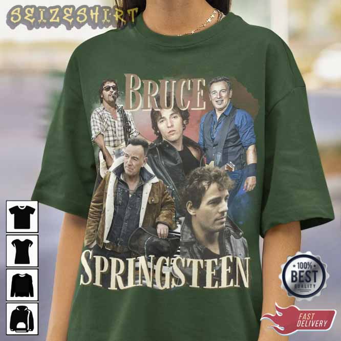 Bruce Springsteen Bootleg 90s Vintage Music Retro T-Shirt Seizeshirt.com