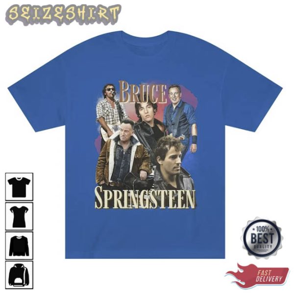 Bruce Springsteen Bootleg 90s Vintage Classic Rock Music Retro T-Shirt