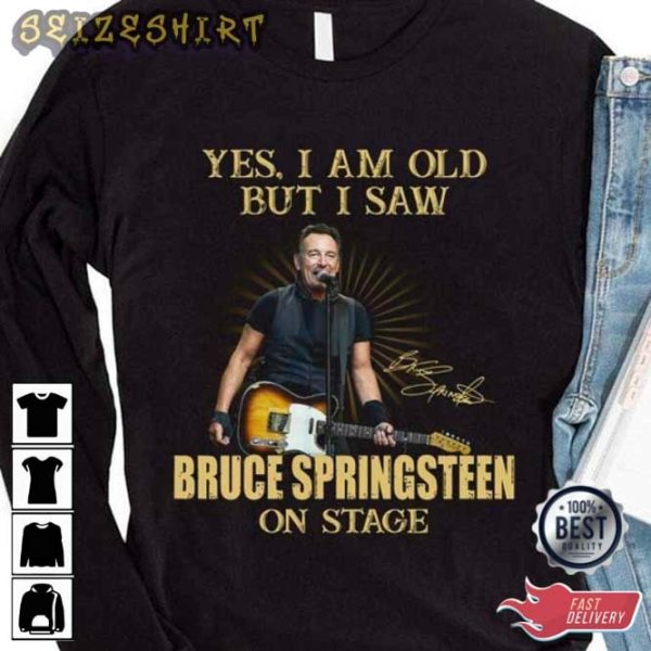 Bruce Springsteen Rock Tour 2023 T-Shirt Design