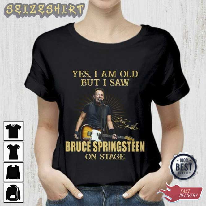 Bruce Springsteen Rock Tour 2023 T-Shirt Design