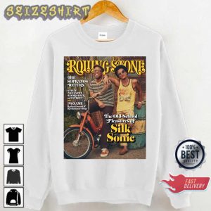 Bruno Mars And Anderson Paak Slik Sonik Rolling Stone Unisex T-Shirt Design