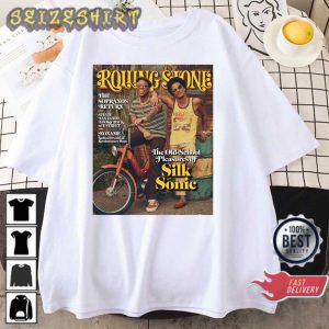 Bruno Mars And Anderson Paak Slik Sonik Rolling Stone Unisex T-Shirt Design