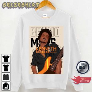 Bruno Mars Graphic Cartoon Silk Sonic Unisex Graphic Sweatshirt Design