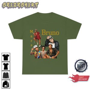 Bruno Mars Old School Music Artist Unisex Graphic Tee